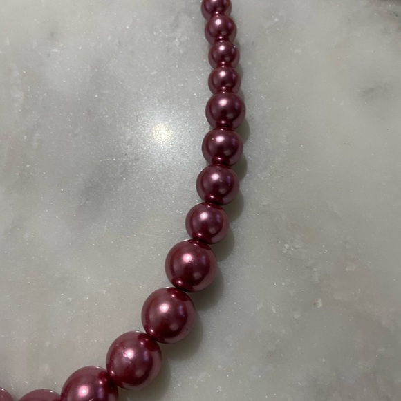 Vintage Pink Beaded Necklace - Picture 3 of 5